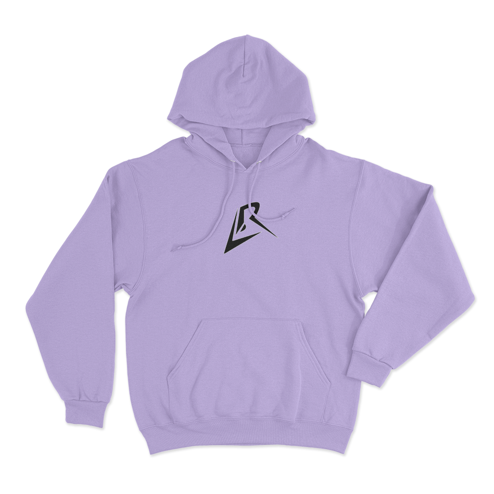 Black Logo Hoodie Purple Black Logo Hoodie Purple