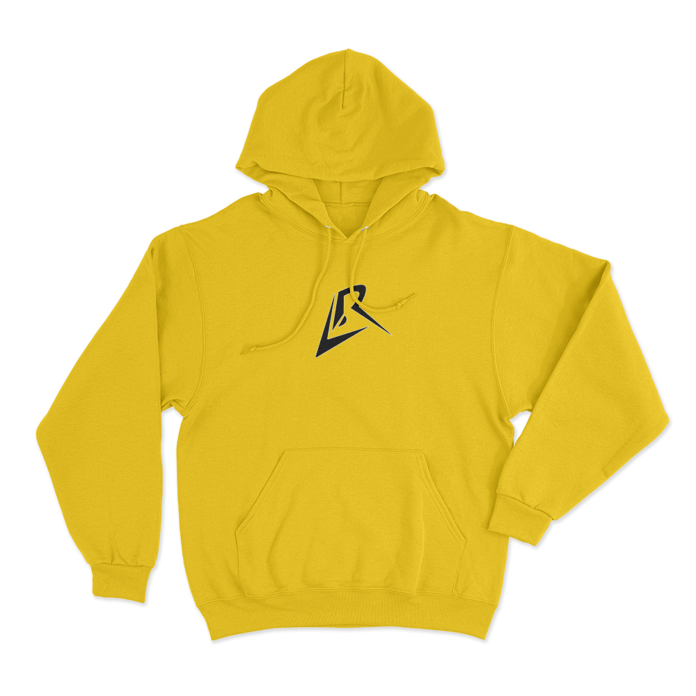 Black Logo Hoodie Yellow Black Logo Hoodie Yellow