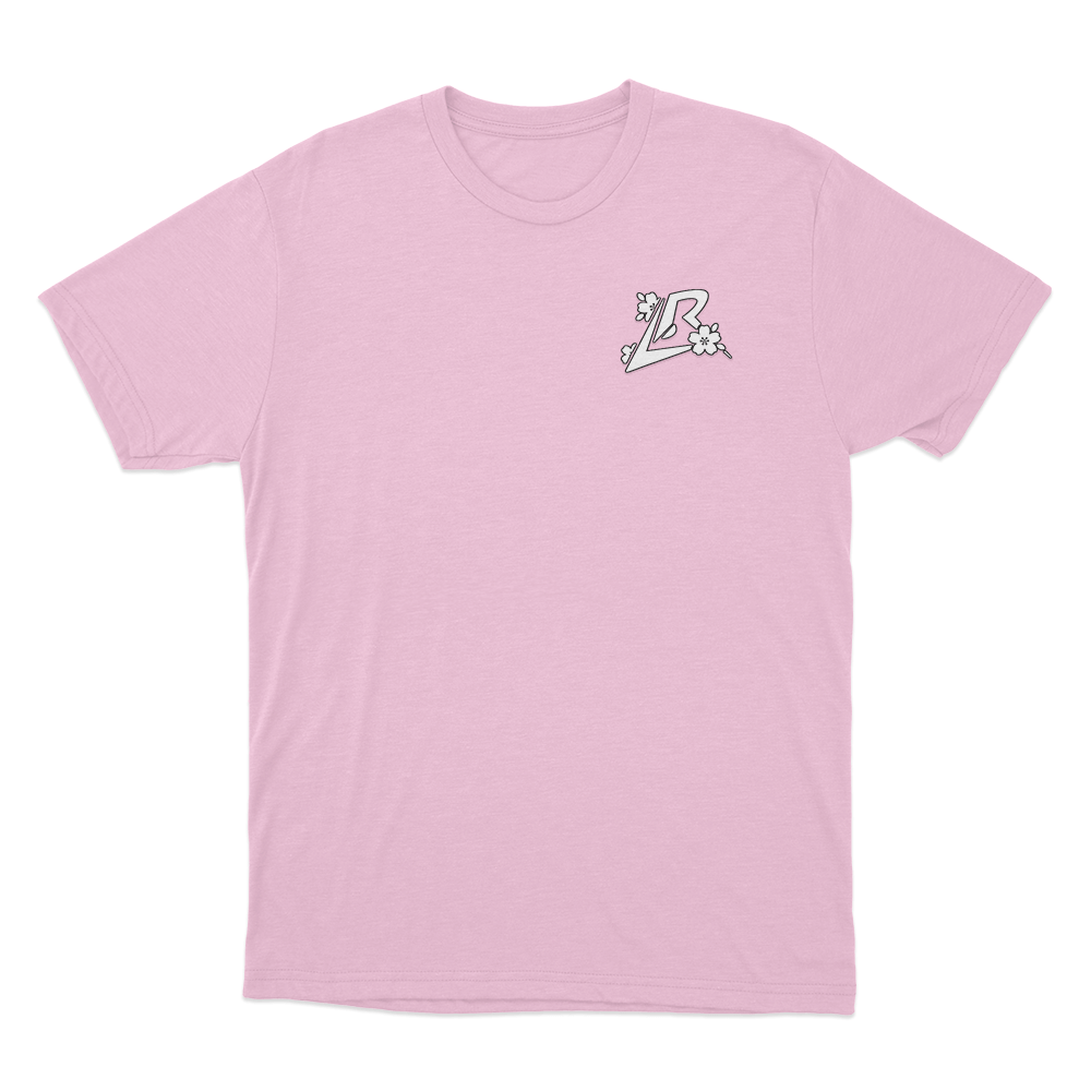 Floral Initial T Shirt Pink Floral Initial T Shirt Pink