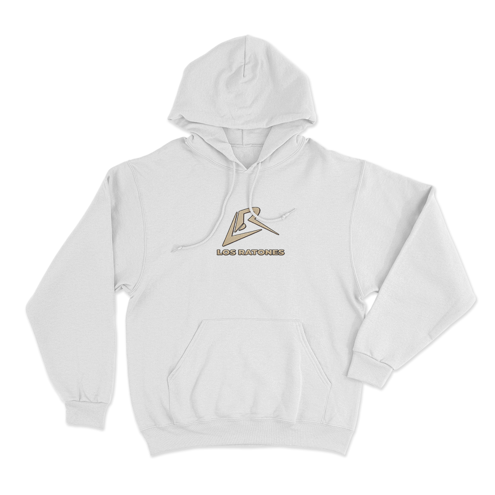 Gold Emblem Hoodie White Gold Emblem Hoodie White