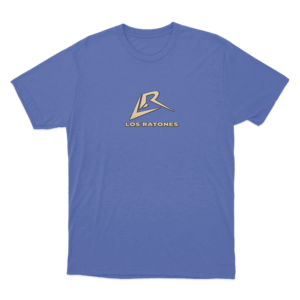 Gold Emblem T Shirt Blue