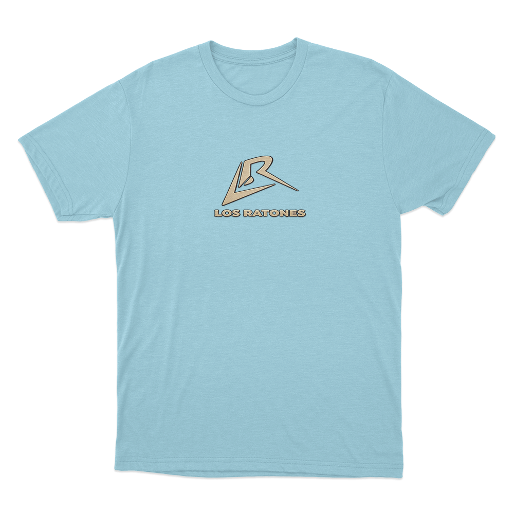 Gold Emblem T Shirt Sky Blue Gold Emblem T Shirt Sky Blue