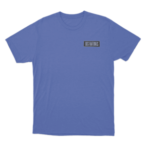 Minimalist Label T Shirt Blue