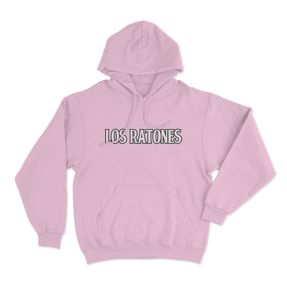 Outline Text Hoodie Pink Outline Text Hoodie Pink