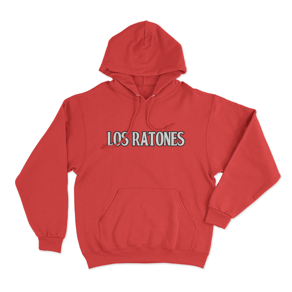 Outline Text Hoodie Red Outline Text Hoodie Red