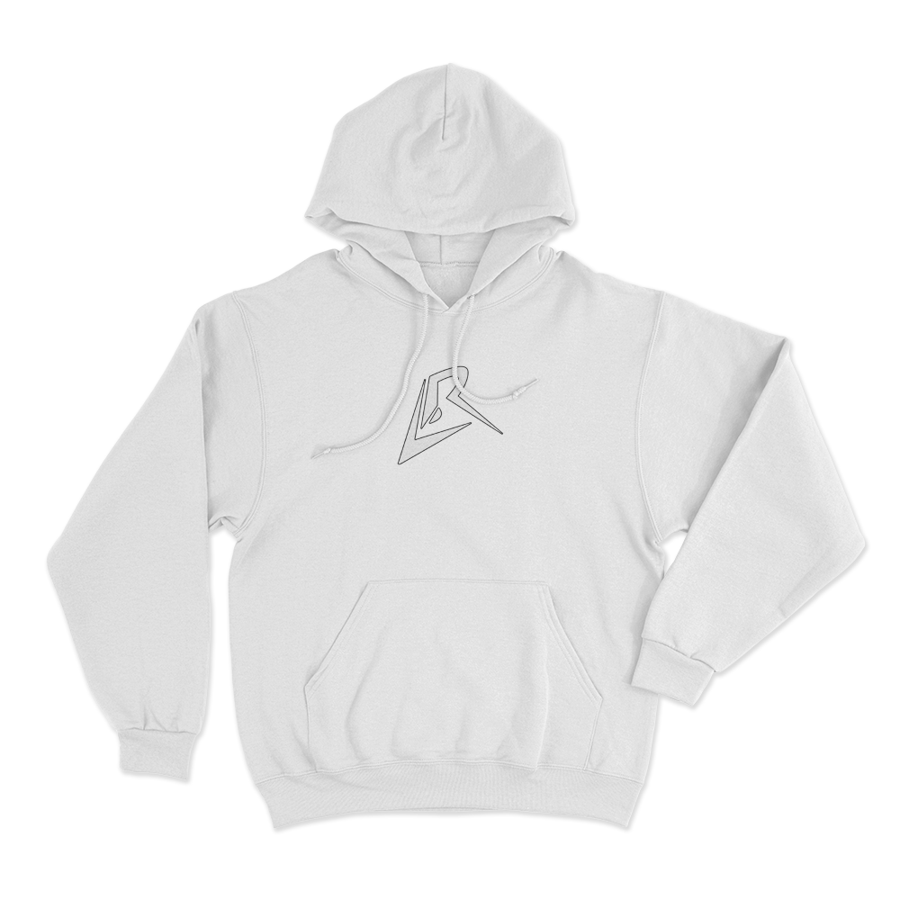 White Logo Hoodie White White Logo Hoodie White