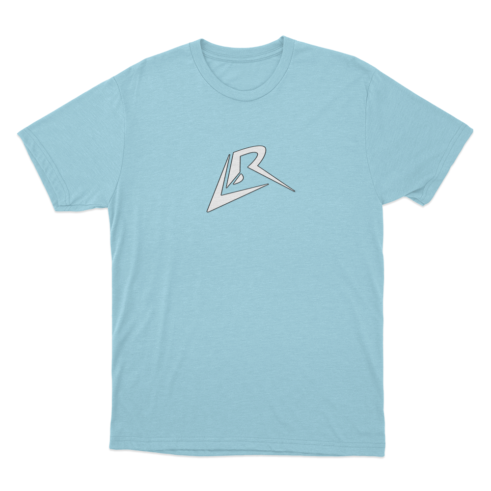 White Logo T Shirt Sky Blue White Logo T Shirt Sky Blue